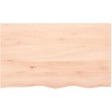 Stolna ploča 100x60x2 cm od netretirane masivne hrastovine | shoptok.hr