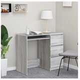  Pisalna miza siva sonoma 90x45x76 cm konstruiran les | Shoptok.si