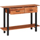  Konzolna stolica s ladicama Smeđa i crna 110 x 30 x 75 cm | Eponuda.ba