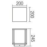  Redo 9109 - Spoljašnja lampa VITRA 1xE27/15W/230V IP54 crna | Eponuda.com