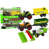  Set of Agricultural Machinery Tractors with Trailers and Harvester | shoptok.hr