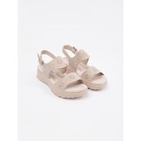 GOODIN Light beige lightweight sandals with a thick sole | shoptok.hr