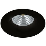 Eglo LED ugradbena svjetiljka, okrugla Saliceto (6 W, Ø x V: 8,8 x 4,2 cm, Crne boje, Topla bijela) | shoptok.hr