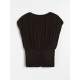 Sinsay Viskozna bluza s naborima | shoptok.hr