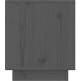  Noćni ormarići 2 kom sivi 40 x 34 x 40 cm od masivne borovine | shoptok.hr