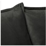 Ropez Temno siva žametna sedežna garnitura 138 cm Juli – | Shoptok.si