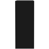 vidaXL Polica za knjige crna 40x30x76,5 cm izrađeno drvo | shoptok.hr