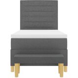  s opruga kutije Tamno siva 200 x 90 cm tkanina | shoptok.hr