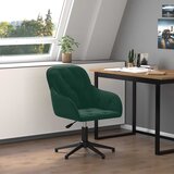  Okretna uredska stolica tamnozelena baršunasta | shoptok.hr