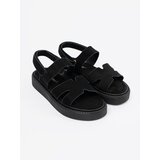 SEASTAR Black platform sandals with cutouts | ePonuda.com