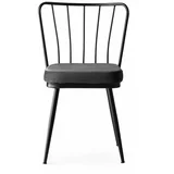 Kalune Design Antracitno sive metalne blagovaonske stolice u setu 2 kom Yildiz –