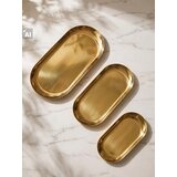Sinsay Set zlatnih pladnjeva za posluživanje 3 pack | shoptok.hr