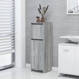 vidaXL kopalniška omarica siva sonoma 30x30x95 cm konstruiran les Cene