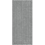 Krovni panel 12 pcs Srebrna 100 x 45 cm Pocinčani čelik | shoptok.hr