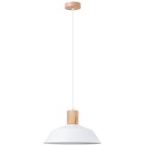 Sollux Lighting Sollux SL.1321 - Luster na sajli FANO 1xE27/15W/230V prečnika 34 cm bela | Eponuda.com