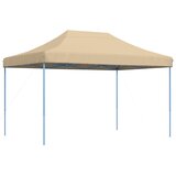  Sklopivi prigodni šator za zabave bež 410x279x315 cm | Eponuda.ba
