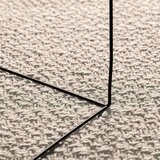  Rug "ZIZUR" Cream 200x200 cm Juta videz Notranje in zunanje | Shoptok.si