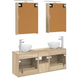  Set ormarića za kupaonicu 5 kom. Hrast sonoma Konstruirano drvo | shoptok.hr