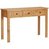 vidaXL Toaletni stolić 110 x 40 x 75 cm od masivne hrastovine Cijene