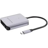 Conceptronic BIAN09G 3-in-1 Card Reader USB 3.2 Gen 2, CFast 2.0, SD TF /MicroSD 4.0, UHS-II