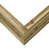  Vrtno cvetlično korito 110x110x23 cm impregnirana borovina | Shoptok.si