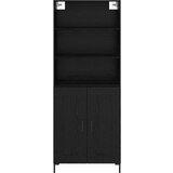  Visok predalnik s predalom Črna Orehovina 69,5 x 34 x 180 cm, (5000107966) | Shoptok.si