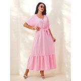 Resti Women's midi dress with short sleeves and decorative buttons Cijene