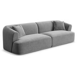 Cosmopolitan Design Svetlo siva žametna sedežna garnitura 255 cm Campi – | Shoptok.si