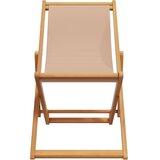  Sklopive stolice za plažu 2kom tkanine i masivno drvo smeđesive | shoptok.hr