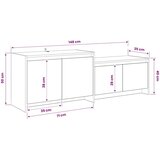  TV komoda 147 x 35 x 50 cm Staro drvo Prerađeno drvo - Staro drvo | shoptok.hr