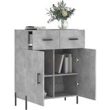  Komoda siva boja betona 69 5x34x90 cm od konstruiranog drva | shoptok.hr