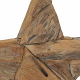  Božićna zvijezda Smeđa 43,5 x 13,5 x 59 cm Čvrsto teak drvo | shoptok.hr