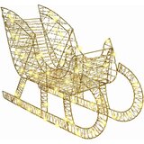 vidaXL Reindeer vuče saonice Topla bijela 120 cm 55 cm PET | shoptok.hr