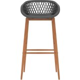 vidaXL Barska garnitura 7-delna črna in siva, (21001826) | Shoptok.si