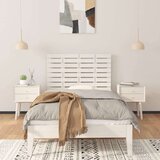  Zidno uzglavlje bijelo 81x3x63 cm od masivne borovine | shoptok.hr