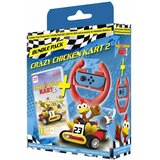 Mindscape switch crazy chicken kart 2 (code in a box) steering wheel bundle Cene