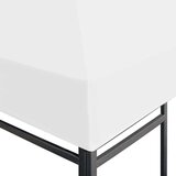 vidaXL Pokrov za sjenicu 270 g/m² 4 x 3 m bijeli | shoptok.hr