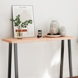 vidaXL Mizna plošča 120x40x(2-4) cm neobdelana hrastovina naraven rob | Shoptok.si