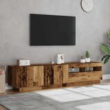 TV ormarić LED boja drva 180x35x40 cm konstruirano drvo | shoptok.hr