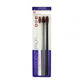 Swissdent Profi Colours Trio Soft-Medium mehka do srednje trda zobna ščetka 3 ks odtenek White, Grey, Black | Shoptok.si