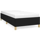 The Living Store Posteljni okvir črn 100x200 cm blago - Posteljni Okvir, (21527723) | Shoptok.si