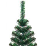  Umjetno božićno drvce s obojenim vrhovima zeleno 120 cm PVC | shoptok.hr