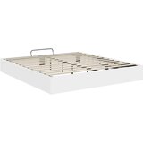  Otoman krevet s pohranom Bijelo 193 x 120 x 25 cm Iverica - Bijelo 160 x 200 cm | shoptok.hr
