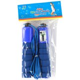 Blue Skipping Rope With Counter 280 cm Fitness Adjustment | shoptok.hr