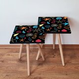 Hanah home set klub stočića 2Shp376, 2 komada, Crni | ePonuda.com