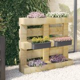 vidaXL Kutije za cvijeće za euro palete 12 kom sive 36x13,5x9,5 cm PP | shoptok.hr
