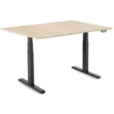podesivi radni stol ipohome premium plus - prirodno drvo - 160x80cm