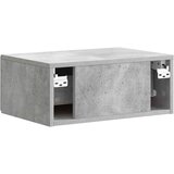  Noćni ormarić za montažu na zid Betonska siva 49 x 34,5 x 20 cm | shoptok.hr