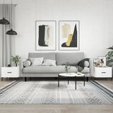 vidaXL Klubske mizice 2 kosa bele 50x50x40 cm inženirski les Cene