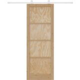 vidaXL klizna vrata sa setom hardvera 'ORKDAL'od čvrstog drveta bora | shoptok.hr